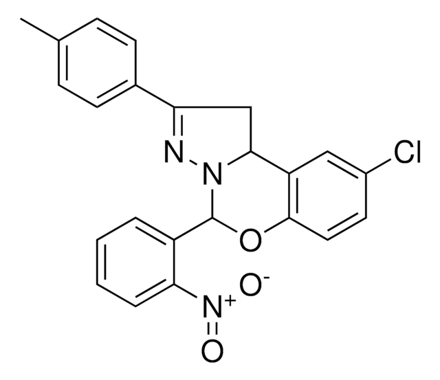 8-CL-4-(2-NITRO-PH)-2-P-TOLYL-1,9B-2H-5-OXA-3,3A-DIAZA-CYCLOPENTA(A)NAPHTHALENE AldrichCPR