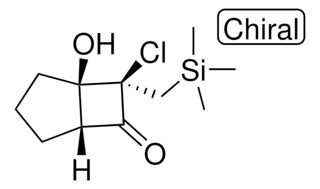 (1R,5R,7R)-7-CHLORO-1-HYDROXY-7-[(TRIMETHYLSILYL)METHYL]BICYCLO[3.2.0]HEPTAN-6-ONE AldrichCPR