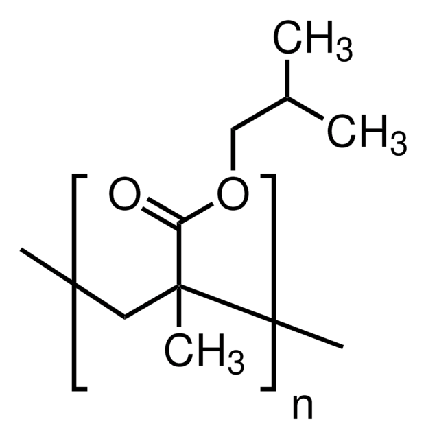 聚甲基丙烯酸异丁酯 analytical standard, for GPC, average Mw 300,000 (Typical), average Mn 140,000 (Typical)