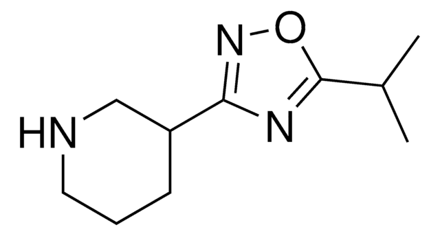 3-(5-Isopropyl-1,2,4-oxadiazol-3-yl)piperidine AldrichCPR