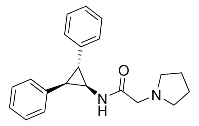 N-[(2R,3R)-2,3-Diphenylcyclopropyl]-2-(1-pyrrolidinyl)acetamide AldrichCPR