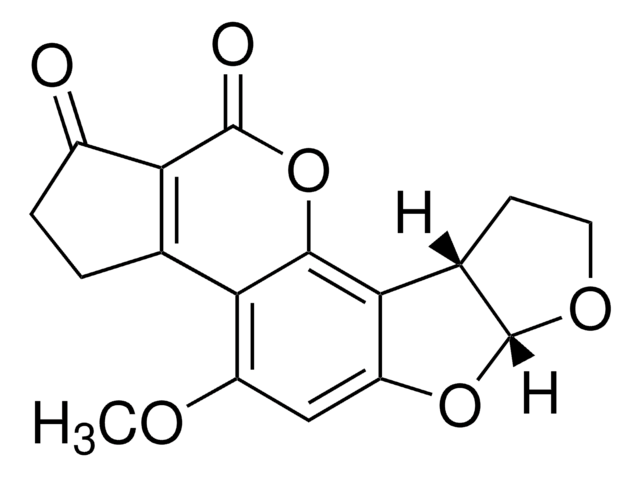 Aflatoxin B2 reference material, Manufactured by: Sigma-Aldrich Production GmbH, Switzerland