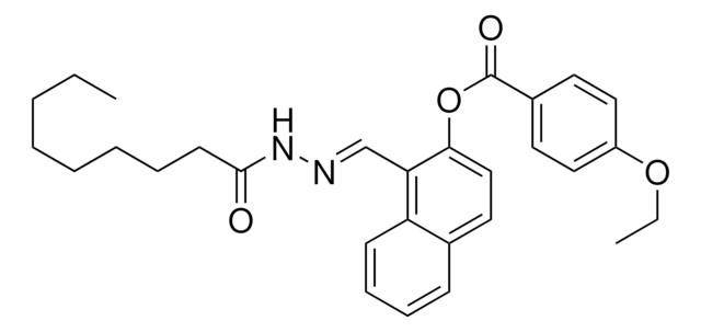 1-(2-NONANOYLCARBOHYDRAZONOYL)-2-NAPHTHYL 4-ETHOXYBENZOATE AldrichCPR