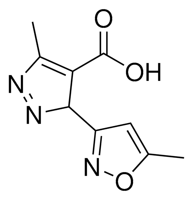 3-Methyl-5-(5-methyl-3-isoxazolyl)-1H-pyrazole-4-carboxylic acid AldrichCPR