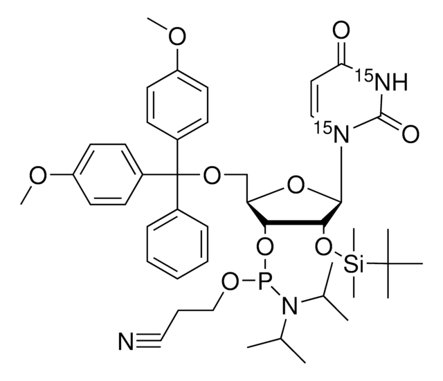 DMT-2&#8242;O-TBDMS-rU-1,3-15N2 phosphoramidite &#8805;98 atom % 15N, &#8805;95% (CP)