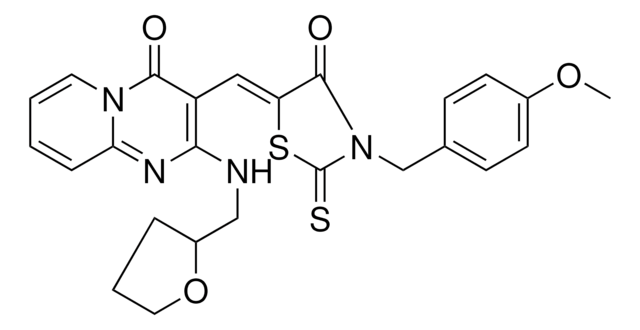 3-{(Z)-[3-(4-METHOXYBENZYL)-4-OXO-2-THIOXO-1,3-THIAZOLIDIN-5-YLIDENE]METHYL}-2-[(TETRAHYDRO-2-FURANYLMETHYL)AMINO]-4H-PYRIDO[1,2-A]PYRIMIDIN-4-ONE AldrichCPR