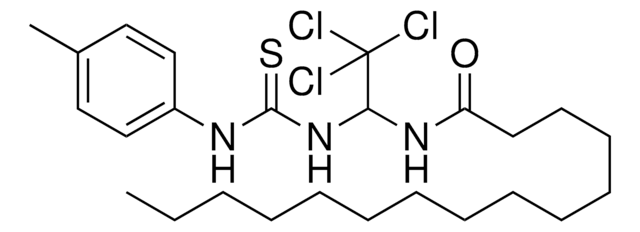 PENTADECANOIC ACID (2,2,2-TRICHLORO-1-(3-P-TOLYL-THIOUREIDO)-ETHYL)-AMIDE AldrichCPR