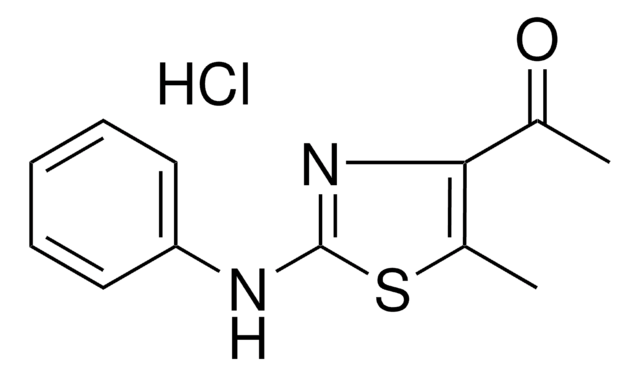 1-(5-METHYL-2-PHENYLAMINO-THIAZOL-4-YL)-ETHANONE, HYDROCHLORIDE AldrichCPR