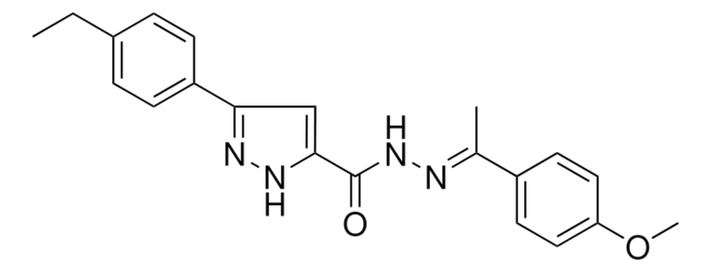 3-(4-ETHYL-PH)-N'-(1-(4-METHOXYPHENYL)ETHYLIDENE)-1H-PYRAZOLE-5-CARBOHYDRAZIDE AldrichCPR
