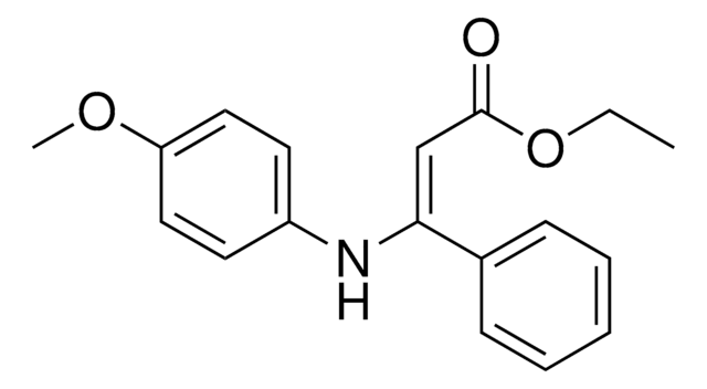 ethyl (2E)-3-(4-methoxyanilino)-3-phenyl-2-propenoate AldrichCPR