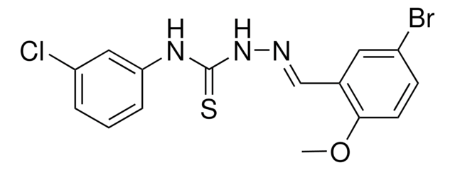 5-BROMO-2-METHOXYBENZALDEHYDE N-(3-CHLOROPHENYL)THIOSEMICARBAZONE AldrichCPR