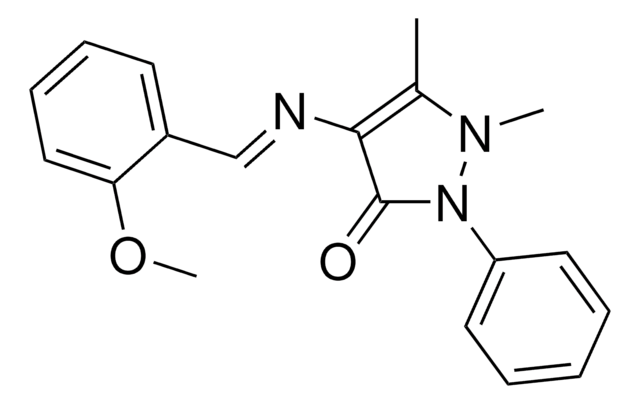 2,3-DIMETHYL-4-(2-METHOXYBENZYLIDENEAMINO)-1-PHENYL-3-PYRAZOLIN-5-ONE AldrichCPR