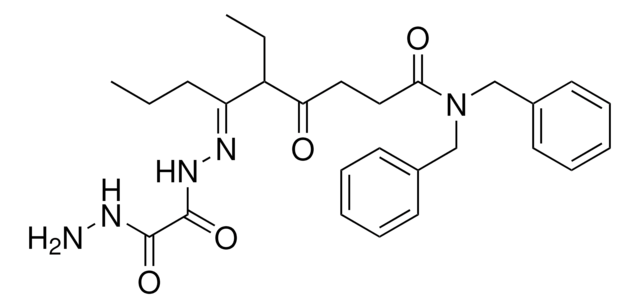 N,N-DIBENZYL-5-ETHYL-6-((HYDRAZINO(OXO)ACETYL)HYDRAZONO)-4-OXONONANAMIDE AldrichCPR