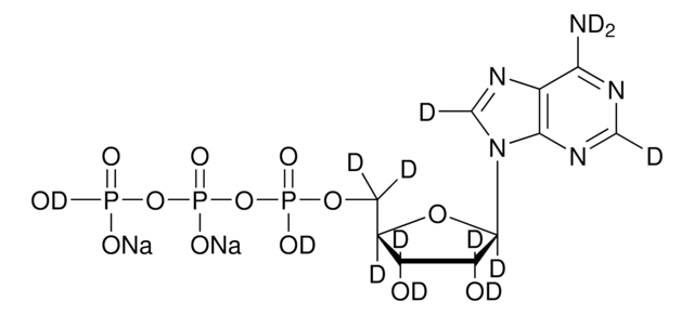 Adenosine-d14 5&#8242;-triphosphate disodium salt solution 100&#160;mM (in 5mM Tris / D2O), &#8805;98 atom % D, &#8805;95% (CP)