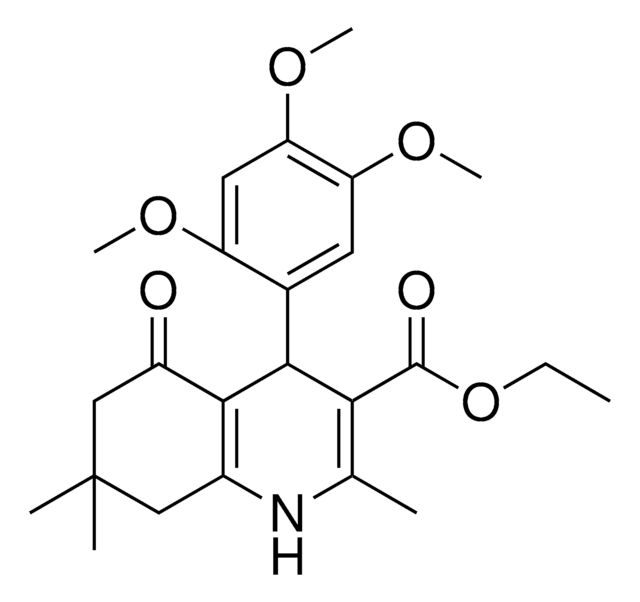 ETHYL 2,7,7-TRIMETHYL-5-OXO-4-(2,4,5-TRIMETHOXYPHENYL)-1,4,5,6,7,8-HEXAHYDRO-3-QUINOLINECARBOXYLATE AldrichCPR