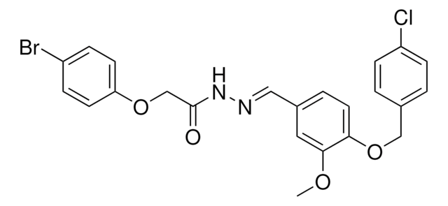 2-(4-BR-PHENOXY)-N'-(4-((4-CHLOROBENZYL)OXY)-3-METHOXYBENZYLIDENE)ACETOHYDRAZIDE AldrichCPR