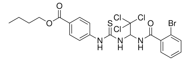 4-(3-(1-(2-BR-BENZOYLAMINO)-2,2,2-TRICHLORO-ET)-THIOUREIDO)BENZOIC ACID BU ESTER AldrichCPR