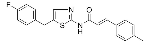N-(5-(4-FLUOROBENZYL)-1,3-THIAZOL-2-YL)-3-(4-METHYLPHENYL)ACRYLAMIDE AldrichCPR