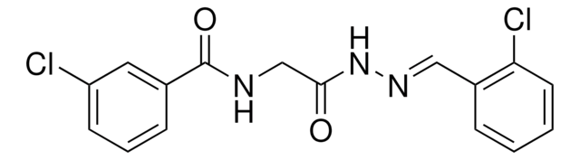 3-CHLORO-N-(2-(2-(2-CHLOROBENZYLIDENE)HYDRAZINO)-2-OXOETHYL)BENZAMIDE AldrichCPR