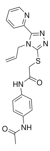 N-[4-(ACETYLAMINO)PHENYL]-2-{[4-ALLYL-5-(2-PYRIDINYL)-4H-1,2,4-TRIAZOL-3-YL]SULFANYL}ACETAMIDE AldrichCPR