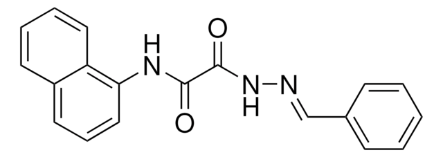 2-(2-BENZYLIDENEHYDRAZINO)-N-(1-NAPHTHYL)-2-OXOACETAMIDE AldrichCPR