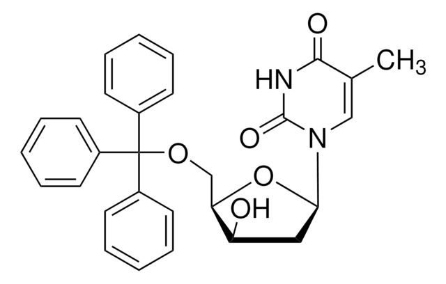5′-O-三苯代甲基-2′-脱氧-&#946;-D-呋喃来苏糖基胸苷 98%