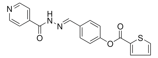 4-(2-ISONICOTINOYLCARBOHYDRAZONOYL)PHENYL 2-THIOPHENECARBOXYLATE AldrichCPR