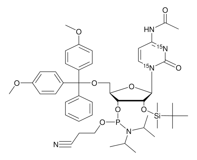 DMT-2&#8242;O-TBDMS-rC(ac)-1,3-15N2 phosphoramidite &#8805;98 atom % 15N, &#8805;95% (CP)