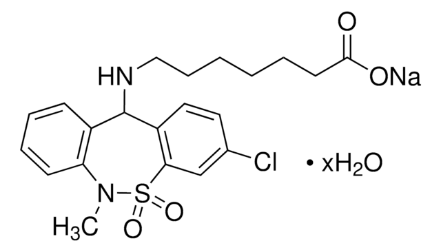 噻奈普汀 钠盐 水合物 &#8805;98% (HPLC), powder