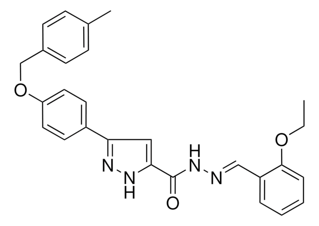 N'-(2-ETHOXYBENZYLIDENE)-3-(4-((4-ME-BENZYL)OXY)PH)-1H-PYRAZOLE-5-CARBOHYDRAZIDE AldrichCPR