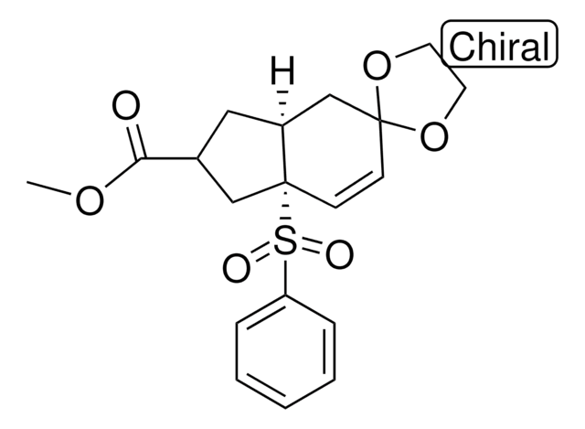 (3A'S,7A'R)-METHYL 7A'-(PHENYLSULFONYL)-1',2',3',3A',4',7A'-HEXAHYDROSPIRO[[1,3]DIOXOLANE-2,5'-INDENE]-2'-CARBOXYLATE AldrichCPR