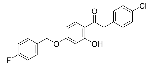 1-(4-(4-Fluorobenzyloxy)-2-hydroxyphenyl)-2-(4-chlorophenyl)ethanone AldrichCPR