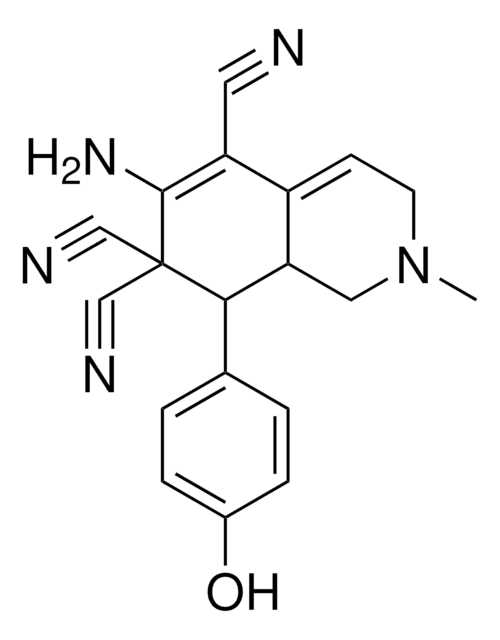 6-AMINO-8-(4-HO-PH)2-ME-2,3,8,8A-TETRAHYDRO-5,7,7(1H)ISOQUINOLINETRICARBONITRILE AldrichCPR
