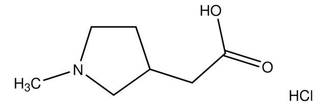 (1-Methyl-3-pyrrolidinyl)acetic acid hydrochloride AldrichCPR
