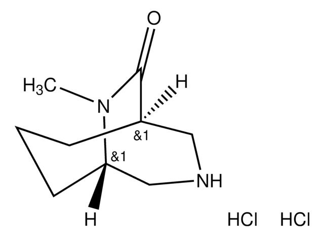 rac-(1S,5R)-9-Methyl-3,9-diazabicyclo[3.3.2]decan-10-one dihydrochloride AldrichCPR