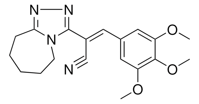 (2E)-2-(6,7,8,9-TETRAHYDRO-5H-[1,2,4]TRIAZOLO[4,3-A]AZEPIN-3-YL)-3-(3,4,5-TRIMETHOXYPHENYL)-2-PROPENENITRILE AldrichCPR