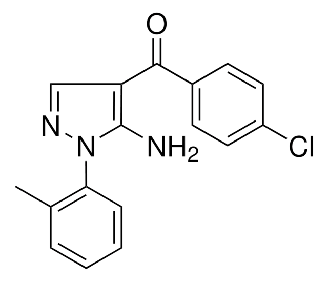 (5-AMINO-1-(2-METHYLPHENYL)-1H-PYRAZOL-4-YL)(4-CHLOROPHENYL)METHANONE AldrichCPR