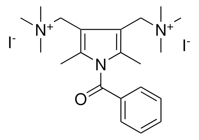 1,1'-(1-BENZOYL-2,5-DIMETHYL-1H-PYRROLE-3,4-DIYL)BIS(N,N,N-TRIMETHYLMETHANAMINIUM) IODIDE AldrichCPR