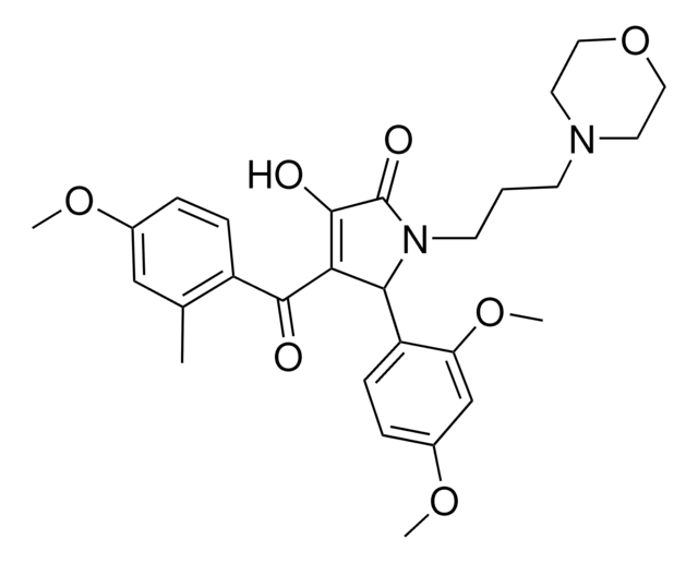 5-(2,4-DIMETHOXYPHENYL)-3-HYDROXY-4-(4-METHOXY-2-METHYLBENZOYL)-1-[3-(4-MORPHOLINYL)PROPYL]-1,5-DIHYDRO-2H-PYRROL-2-ONE AldrichCPR