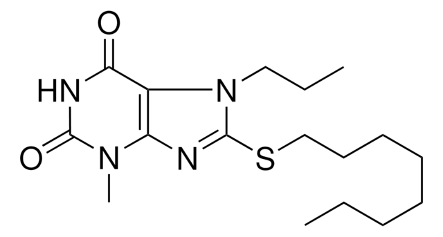 3-METHYL-8-OCTYLSULFANYL-7-PROPYL-3,7-DIHYDRO-PURINE-2,6-DIONE AldrichCPR