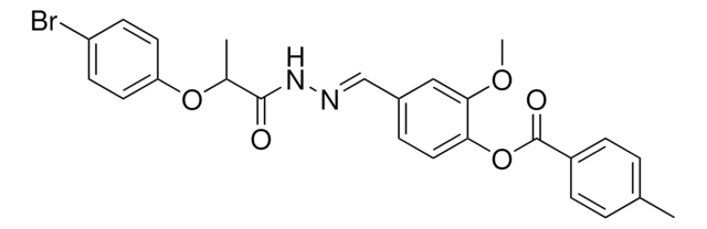 4-(2-(2-(4-BROMOPHENOXY)PROPANOYL)CARBOHYDRAZONOYL)-2-MEO-PH 4-METHYLBENZOATE AldrichCPR