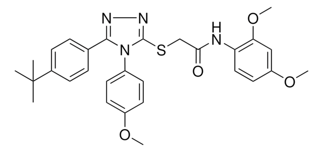 2-{[5-(4-TERT-BUTYLPHENYL)-4-(4-METHOXYPHENYL)-4H-1,2,4-TRIAZOL-3-YL]SULFANYL}-N-(2,4-DIMETHOXYPHENYL)ACETAMIDE AldrichCPR