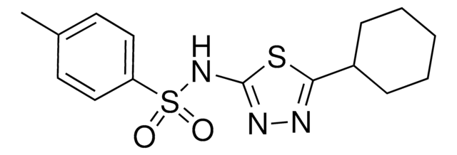 N-(5-cyclohexyl-1,3,4-thiadiazol-2-yl)-4-methylbenzenesulfonamide AldrichCPR