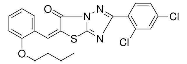 (5E)-5-(2-BUTOXYBENZYLIDENE)-2-(2,4-DICHLOROPHENYL)[1,3]THIAZOLO[3,2-B][1,2,4]TRIAZOL-6(5H)-ONE AldrichCPR