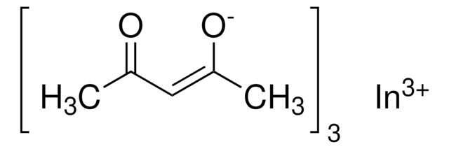 Indium(III) acetylacetonate &#8805;99.99% trace metals basis