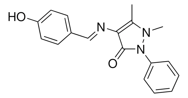 2,3-DIMETHYL-4-(4-HYDROXYBENZYLIDENEAMINO)-1-PHENYL-3-PYRAZOLIN-5-ONE AldrichCPR