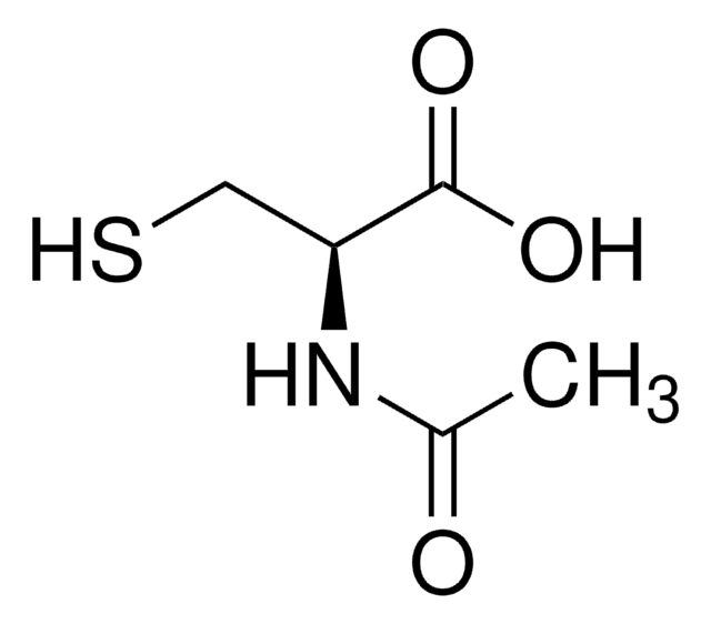 N-Acetyl-L-cysteine Sigma Grade, &#8805;99% (TLC), powder