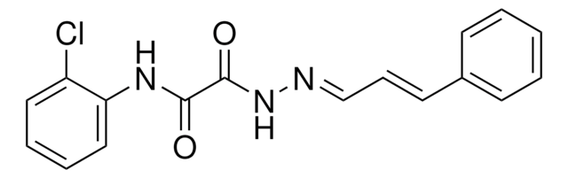 N-(2-CHLOROPHENYL)-2-OXO-2-(2-(3-PHENYL-2-PROPENYLIDENE)HYDRAZINO)ACETAMIDE AldrichCPR