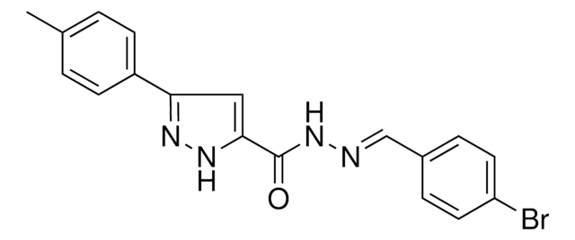 5-P-TOLYL-2H-PYRAZOLE-3-CARBOXYLIC ACID (4-BROMO-BENZYLIDENE)-HYDRAZIDE AldrichCPR