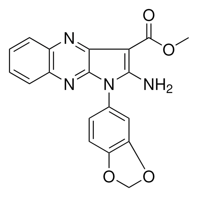 ME 2-AMINO-1-(1,3-BENZODIOXOL-5-YL)-1H-PYRROLO(2,3-B)QUINOXALINE-3-CARBOXYLATE AldrichCPR